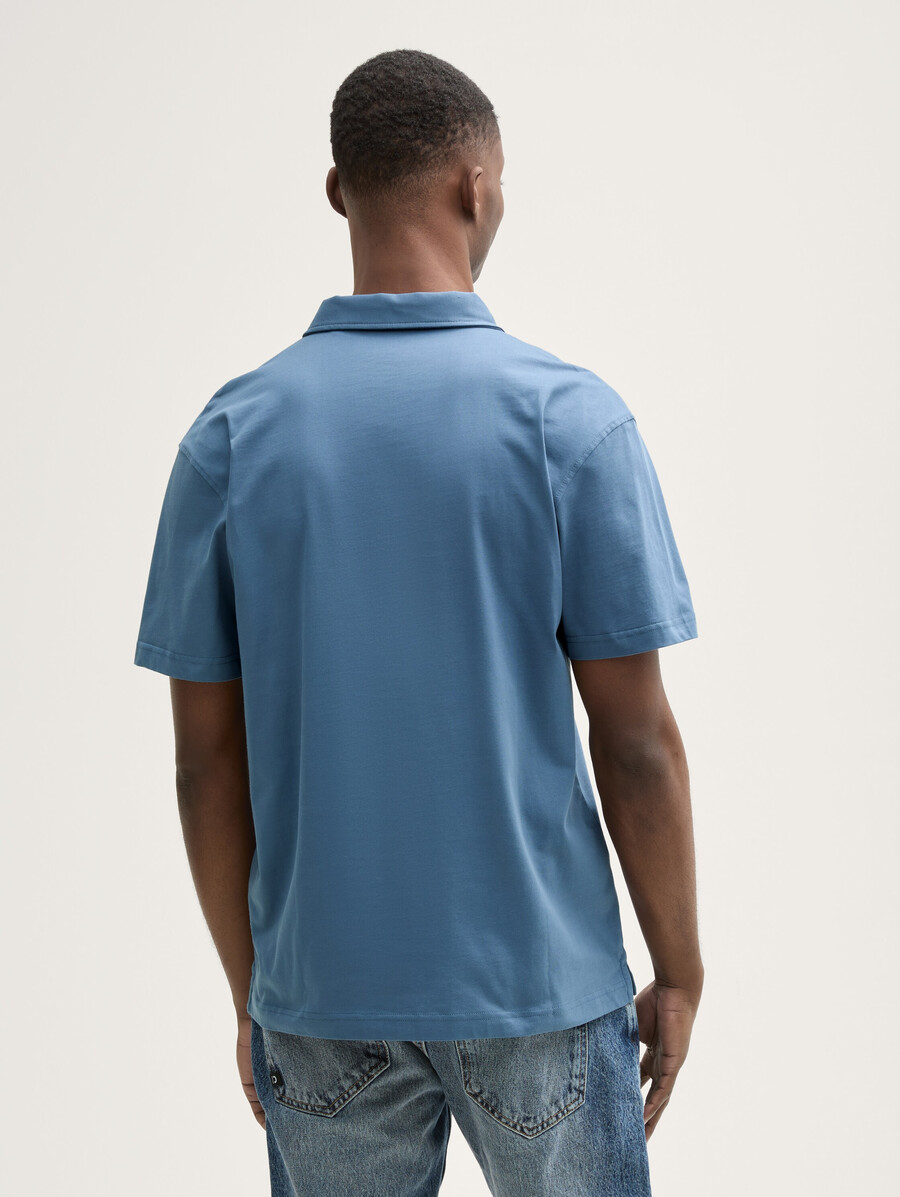 polo de jersey de corte relajado confeccionado en algodón