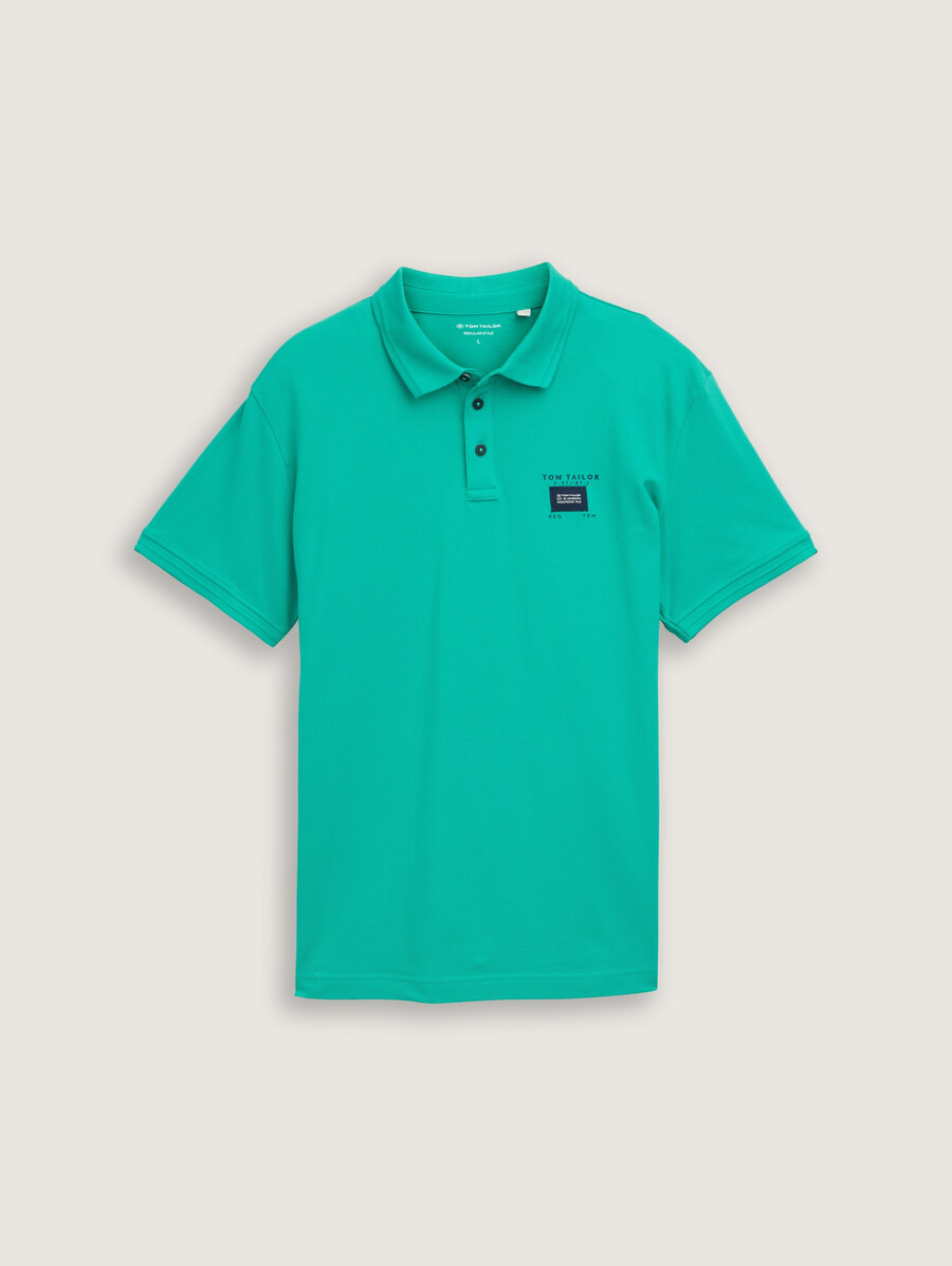 polo de piqué con elástico