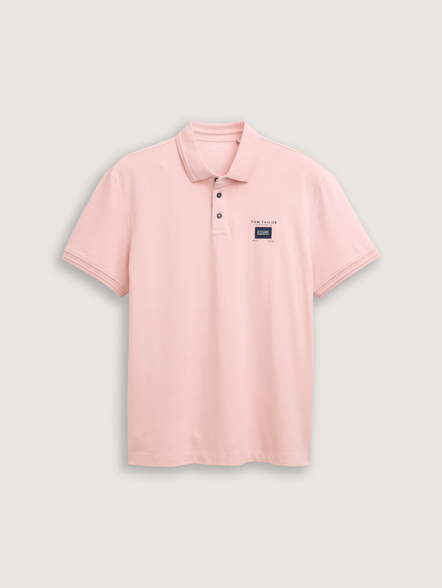 polo de piqué con elástico