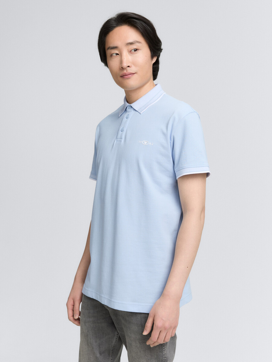 polo de piqué con elástico