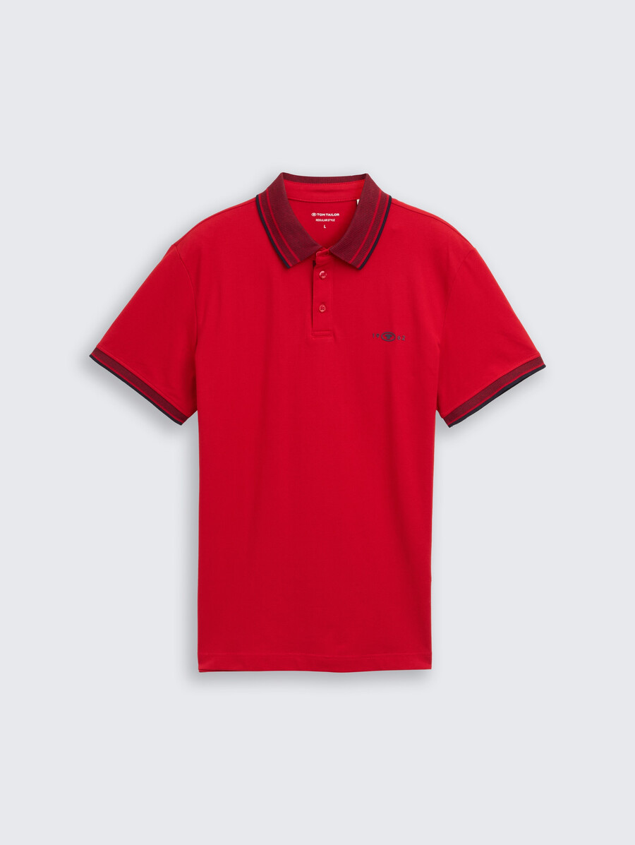 polo de piqué con elástico