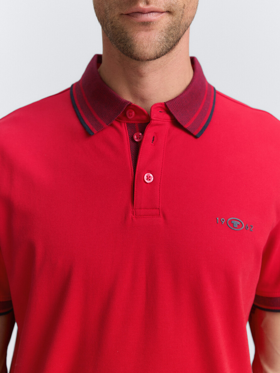 polo de piqué con elástico