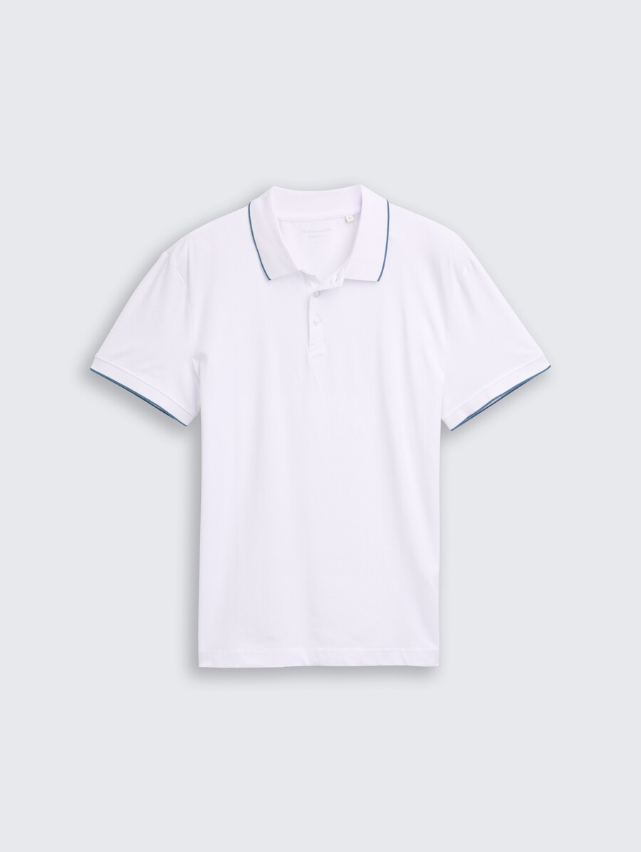 polo de jersey ajustado con elástico