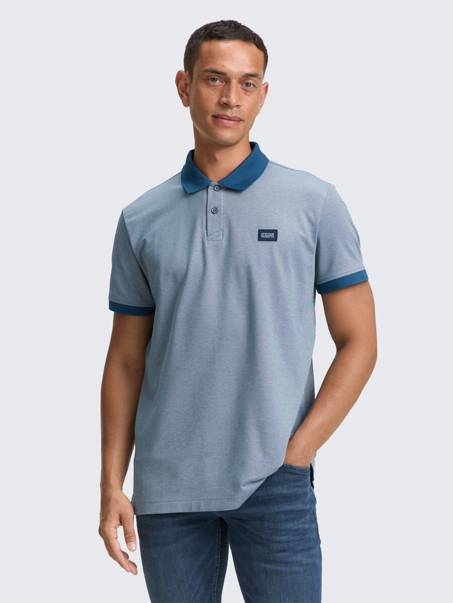 polo de piqué con elástico