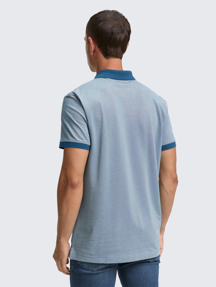 polo de piqué con elástico