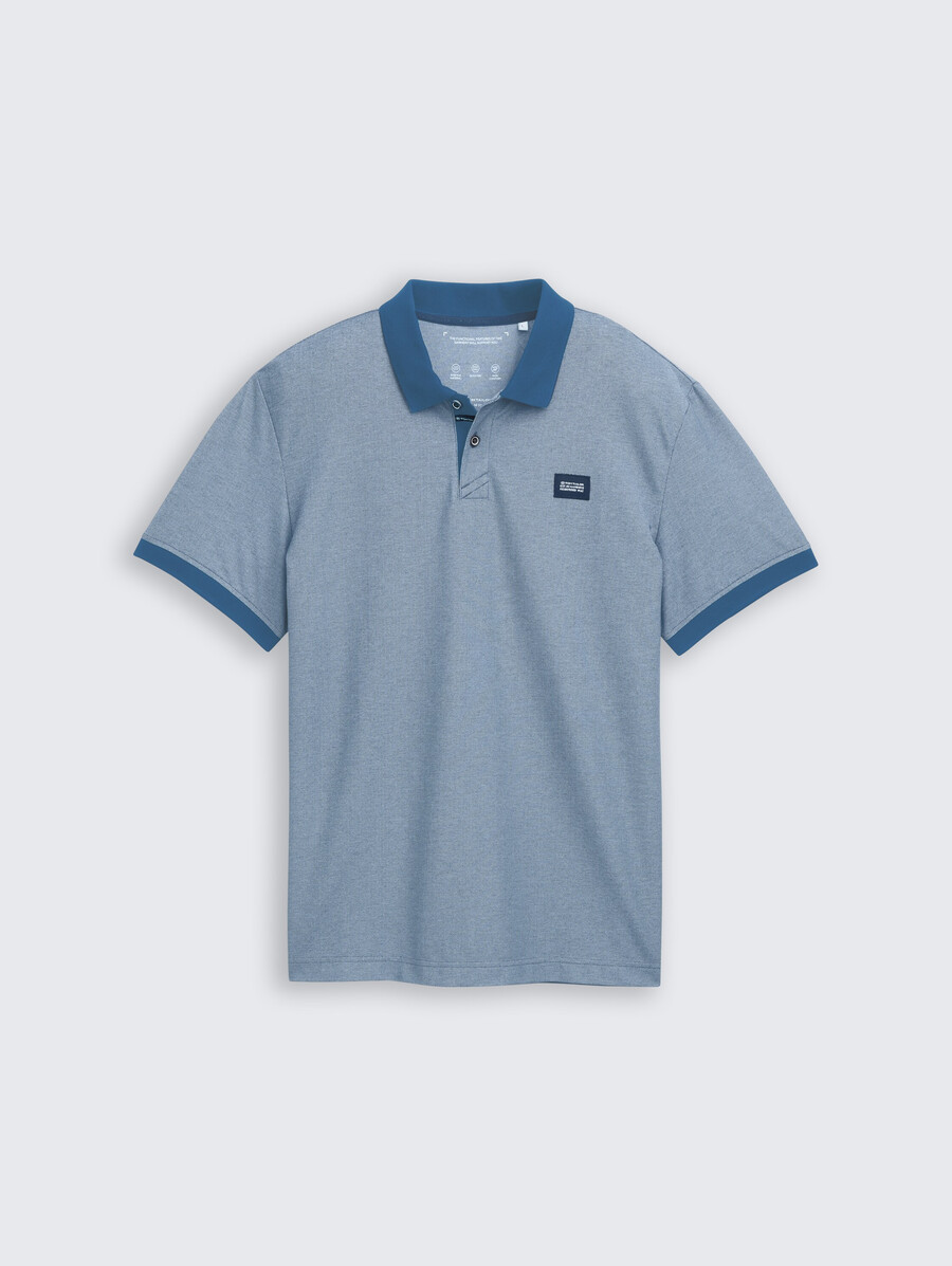 polo de piqué con elástico