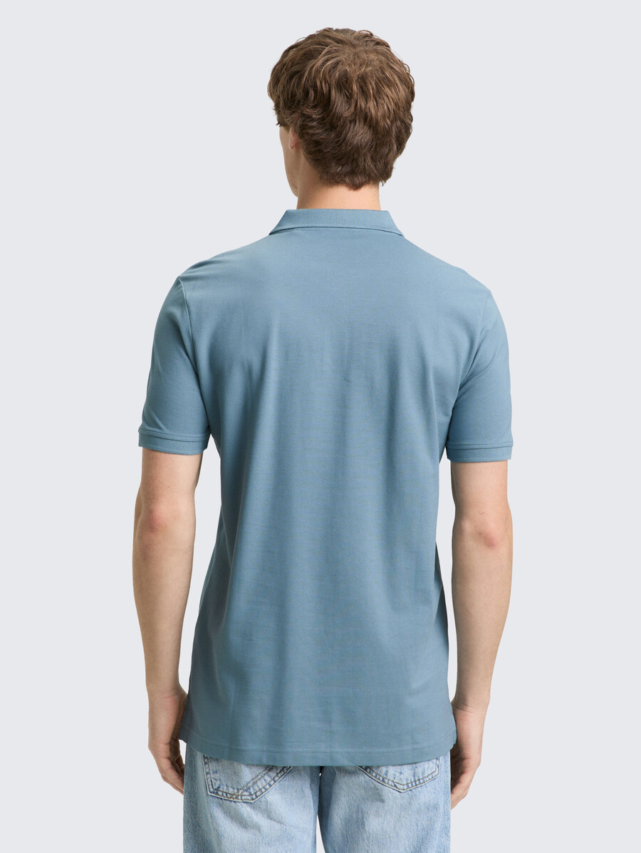 polo de piqué de algodón