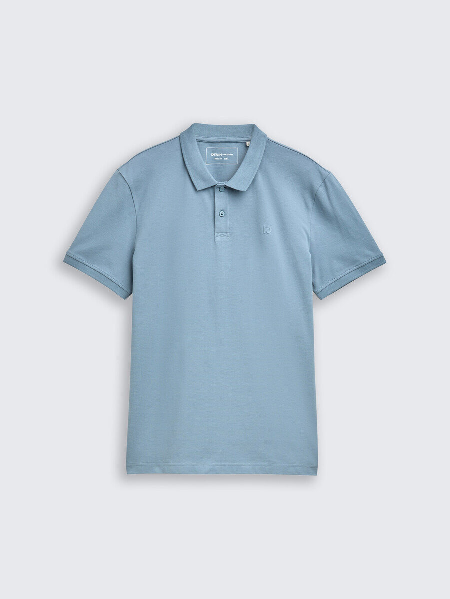 polo de piqué de algodón