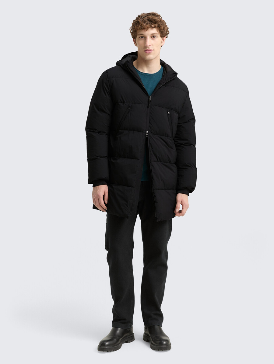 parka acolchada con capucha