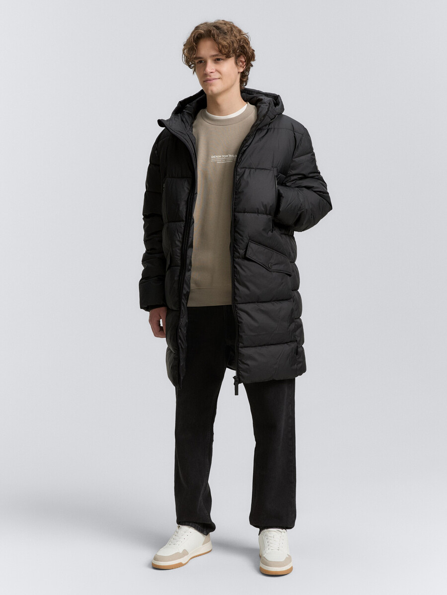 parka acolchada con capucha