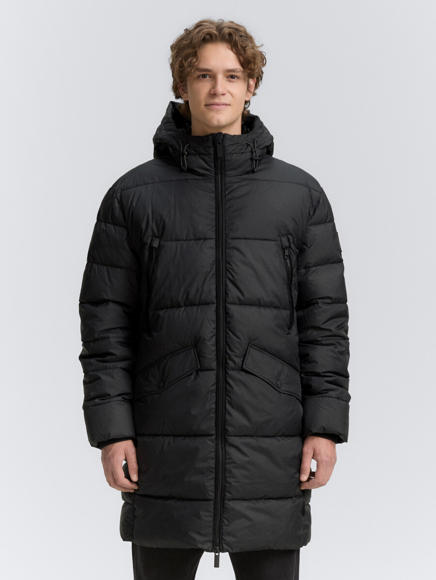 parka acolchada con capucha