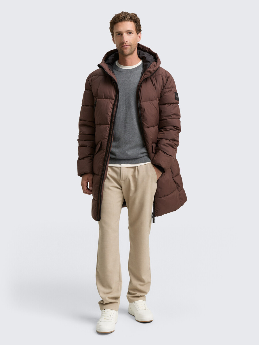 parka acolchada con capucha