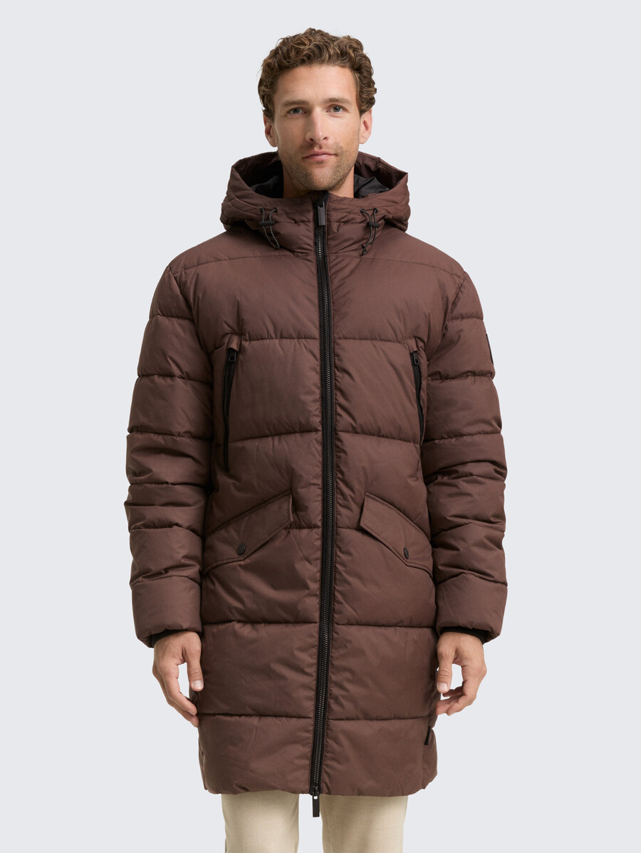 parka acolchada con capucha