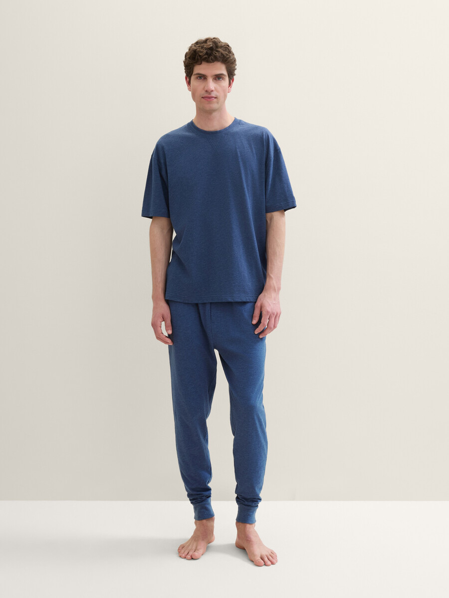 pantalón de pijama con efecto jaspeado
