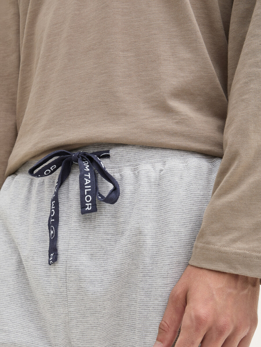 pantalón de pijama con efecto jaspeado