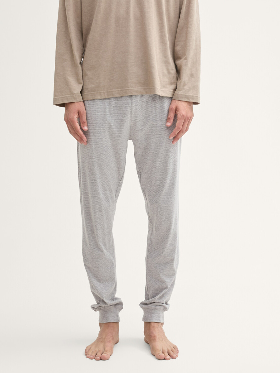 pantalón de pijama con efecto jaspeado