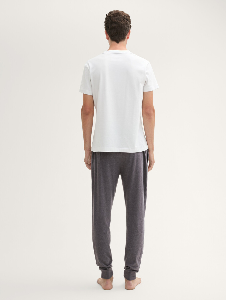 pantalón de pijama con efecto jaspeado