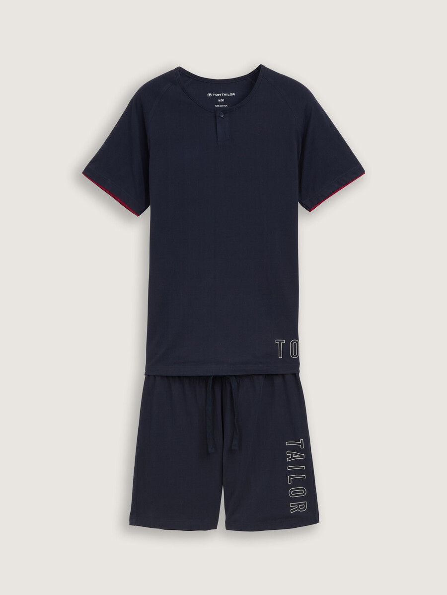 conjunto de pijama de algodón
