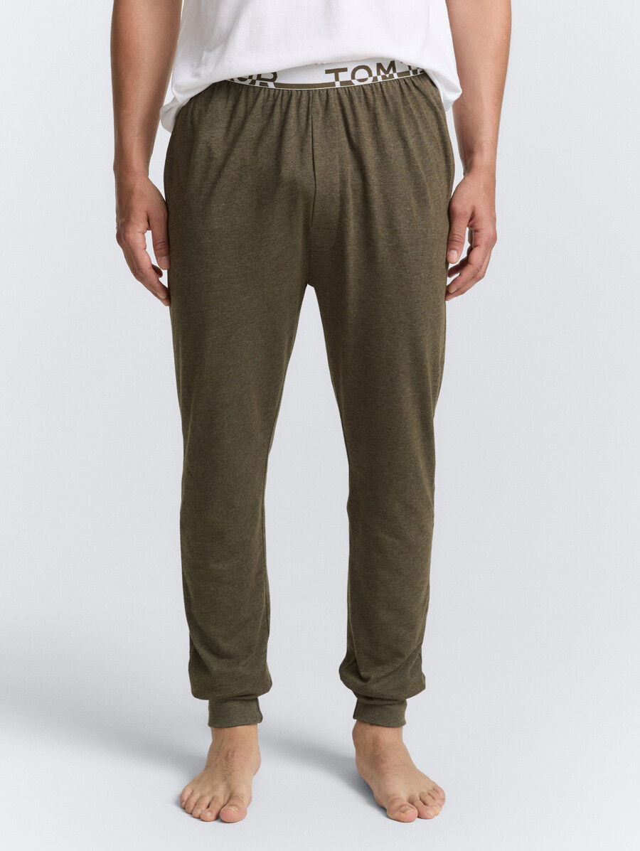 pantalón de pijama con efecto jaspeado