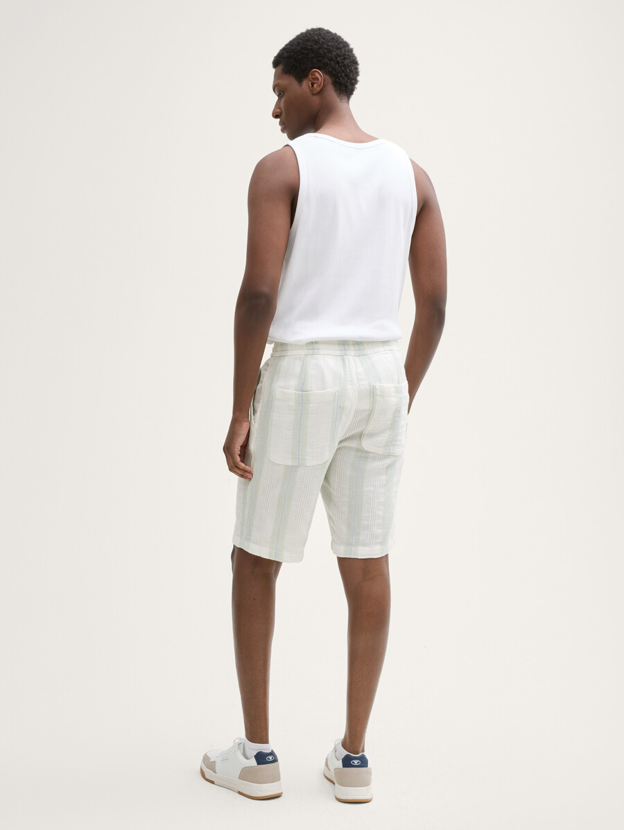 pantalones cortos de algodón de corte relajado
