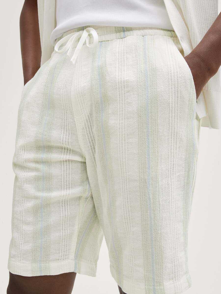pantalones cortos de algodón de corte relajado
