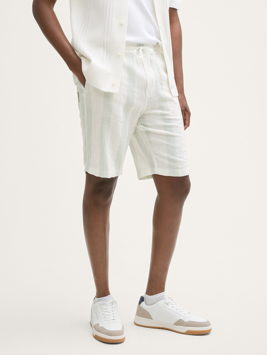 pantalones cortos de algodón de corte relajado