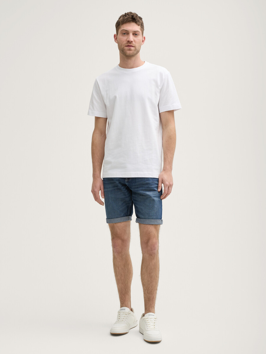 pantalones cortos vaqueros ajustados regulares ttjosh