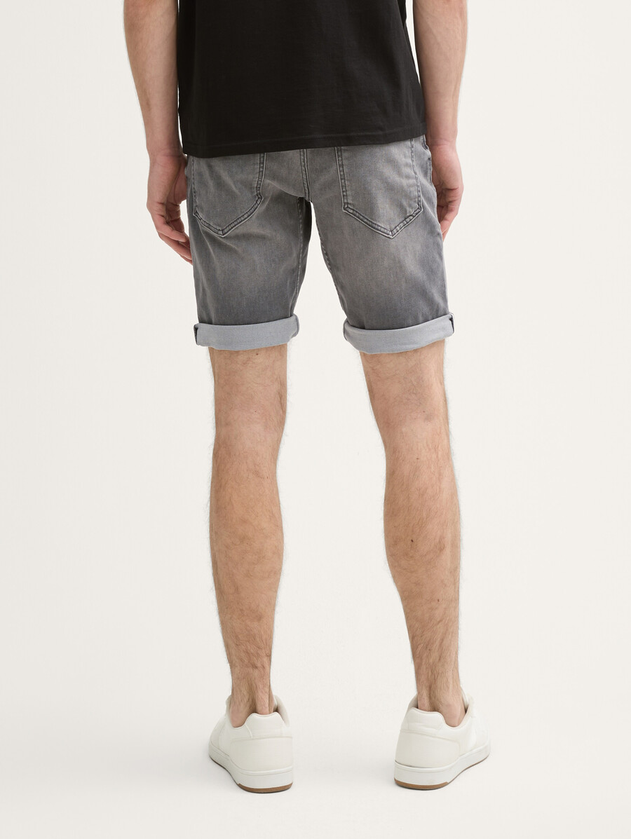 pantalones cortos vaqueros ajustados ttjosh con superelástico