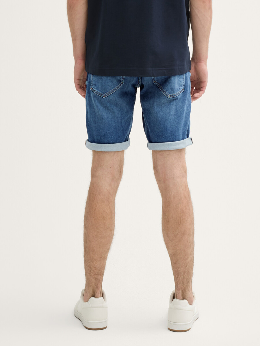 pantalones cortos vaqueros ajustados ttjosh con superelástico