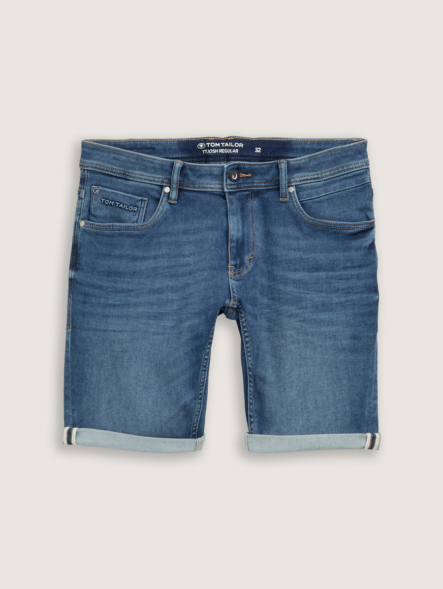 pantalones cortos vaqueros ajustados ttjosh con superelástico