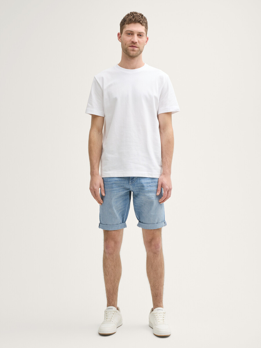 pantalones cortos vaqueros ajustados regulares ttjosh
