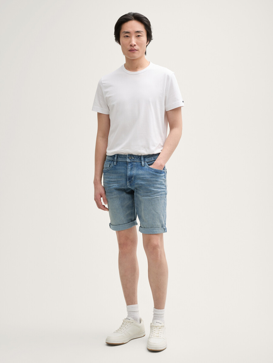 pantalones cortos vaqueros ajustados regulares ttjosh