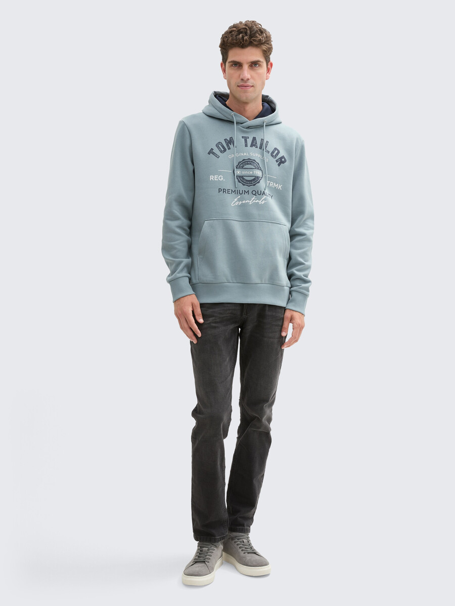 sudadera con capucha y estampado de logotipo