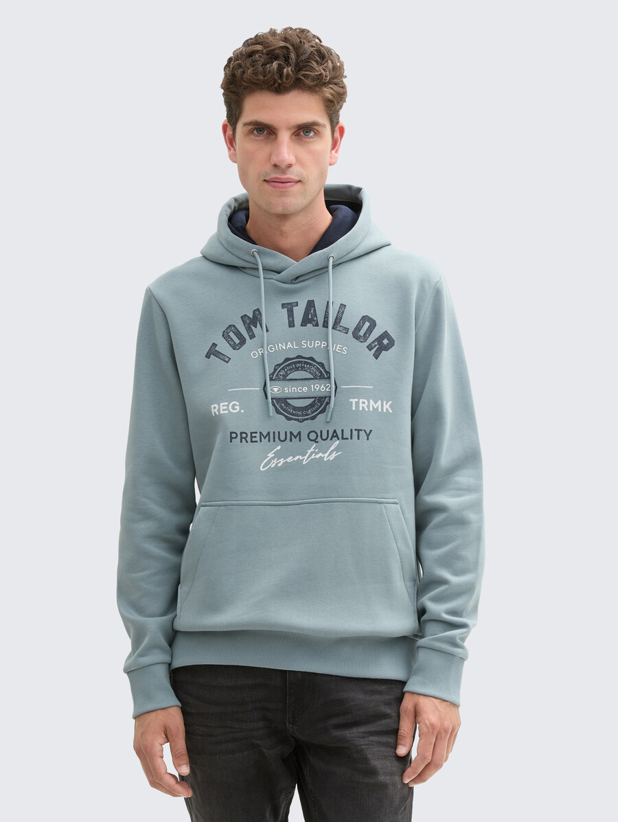 sudadera con capucha y estampado de logotipo