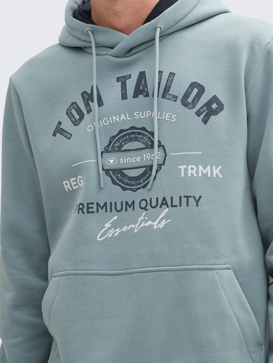 sudadera con capucha y estampado de logotipo