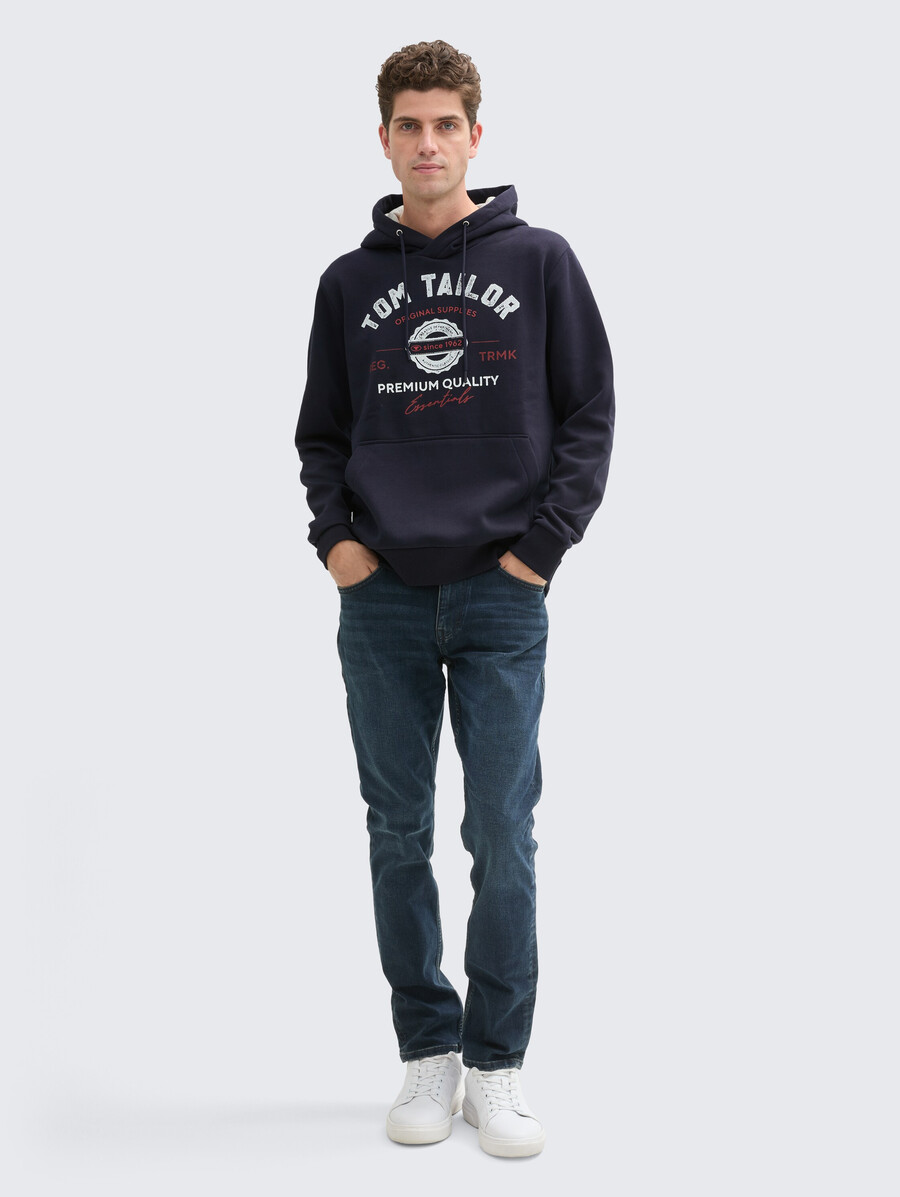 sudadera con capucha y estampado de logotipo