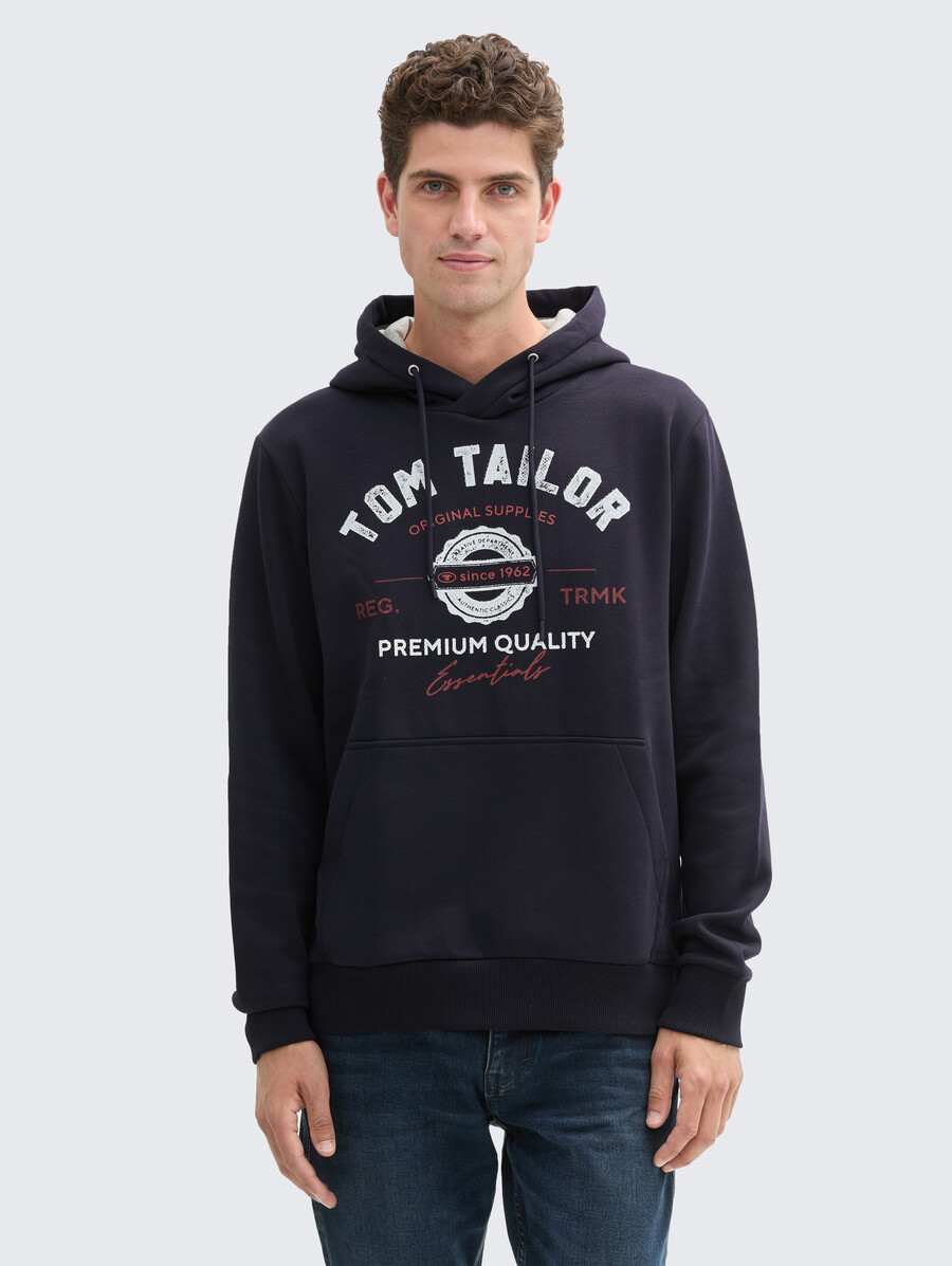 sudadera con capucha y estampado de logotipo