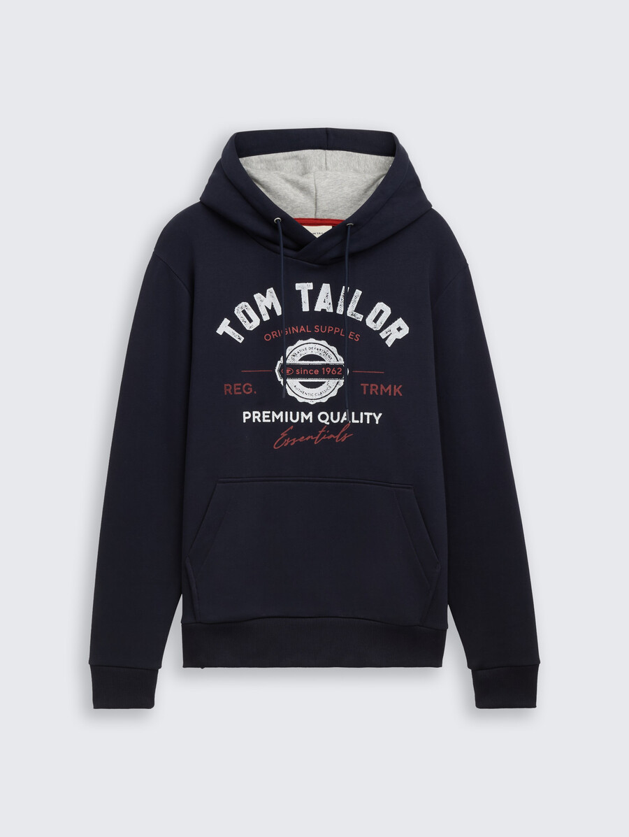 sudadera con capucha y estampado de logotipo