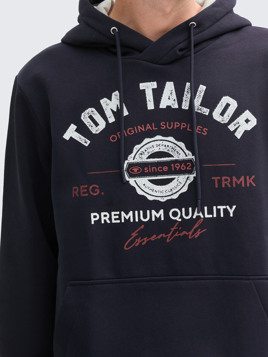 sudadera con capucha y estampado de logotipo