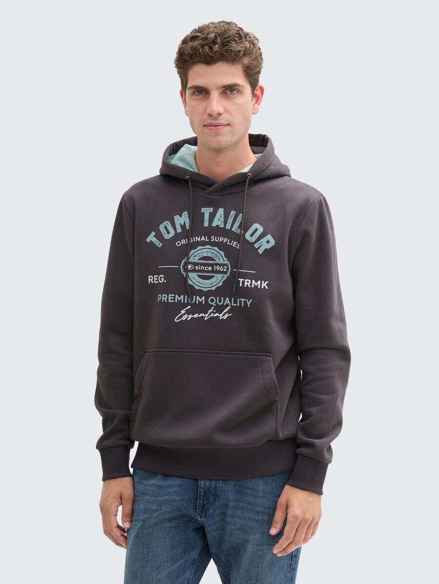 sudadera con capucha y estampado de logotipo
