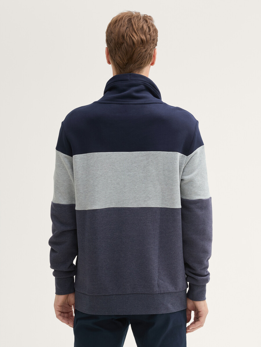 sudadera con bloqueo de color