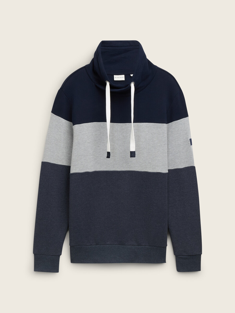 sudadera con bloqueo de color