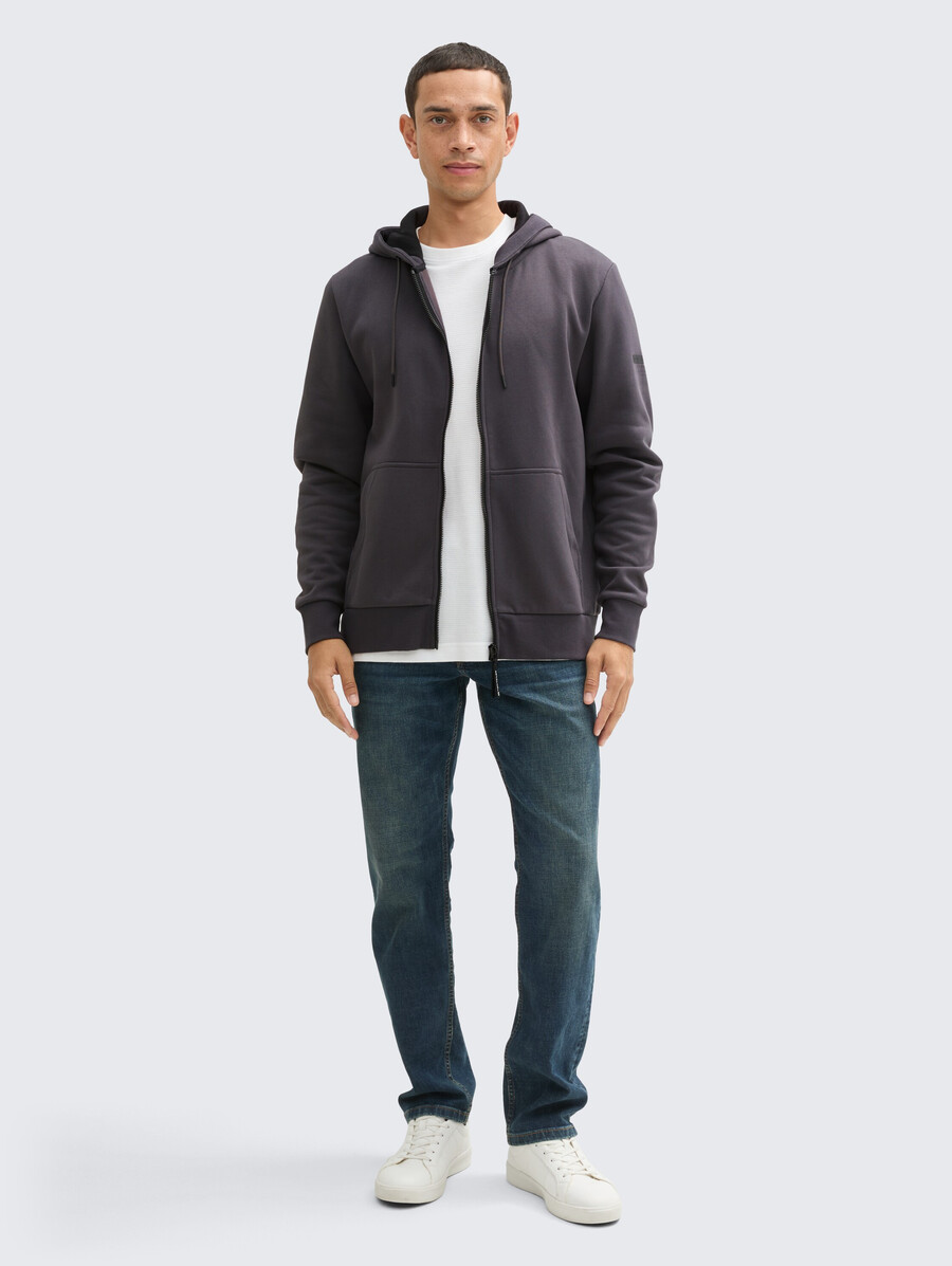 chaqueta sudadera con capucha básica