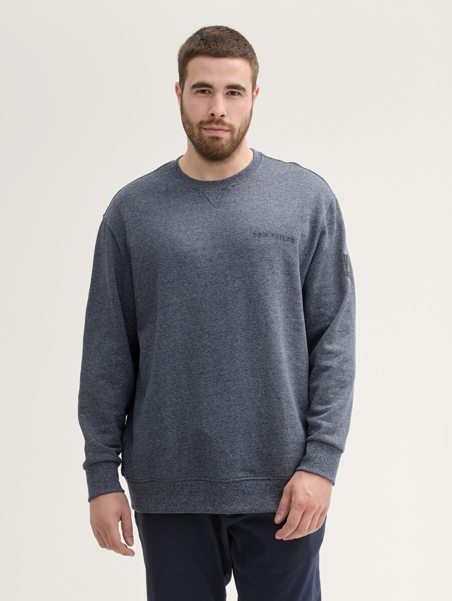 talla grande - sudadera con detalles de logo