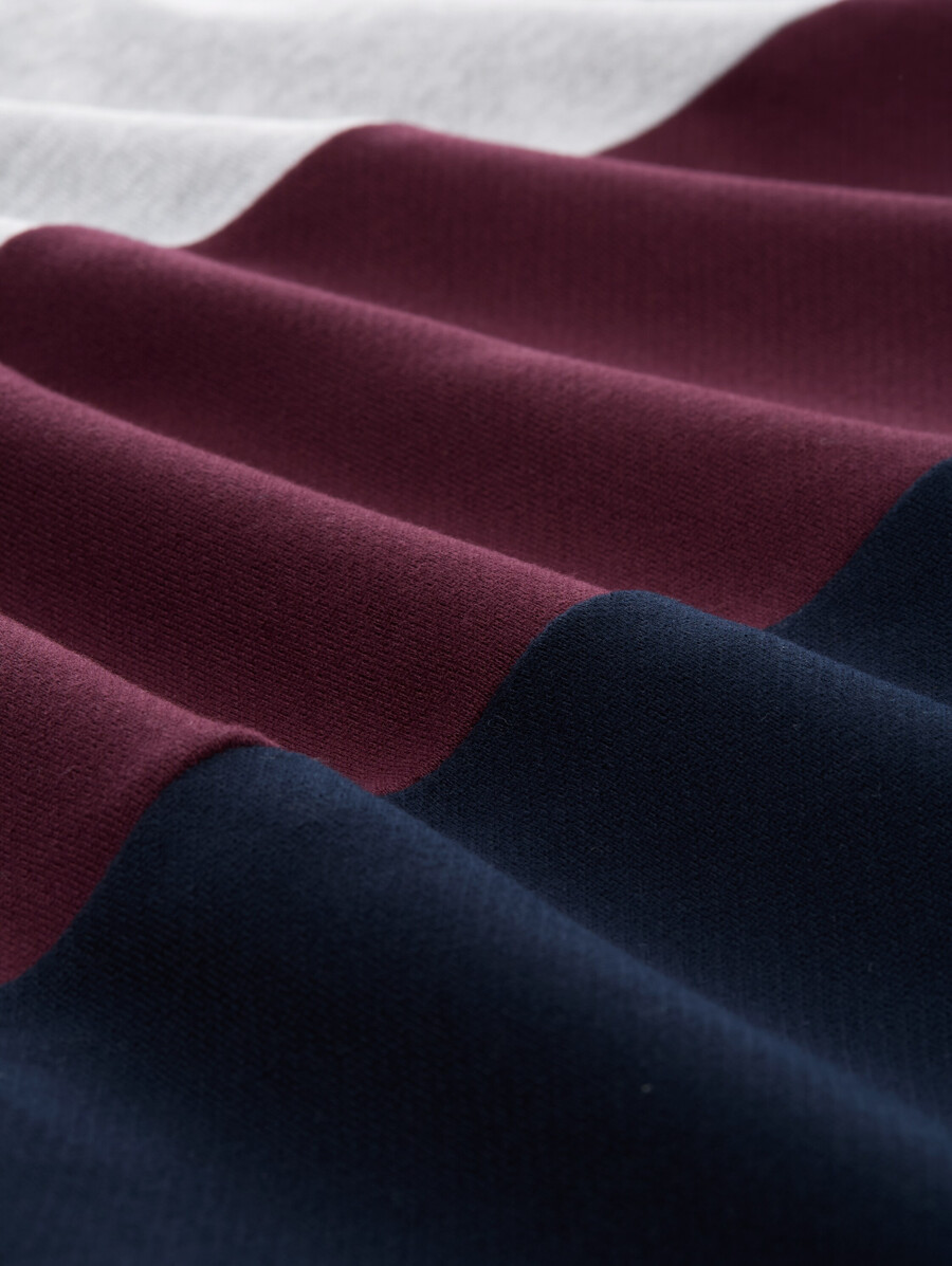 talla grande - sudadera con bloques de color