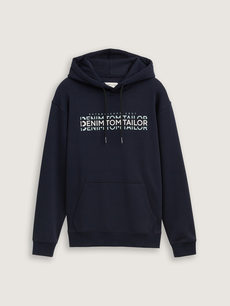 sudadera con capucha y estampado de logotipo