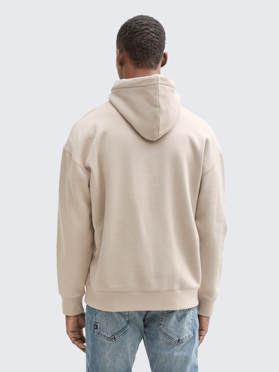 sudadera con capucha relajada con estampado de logotipo