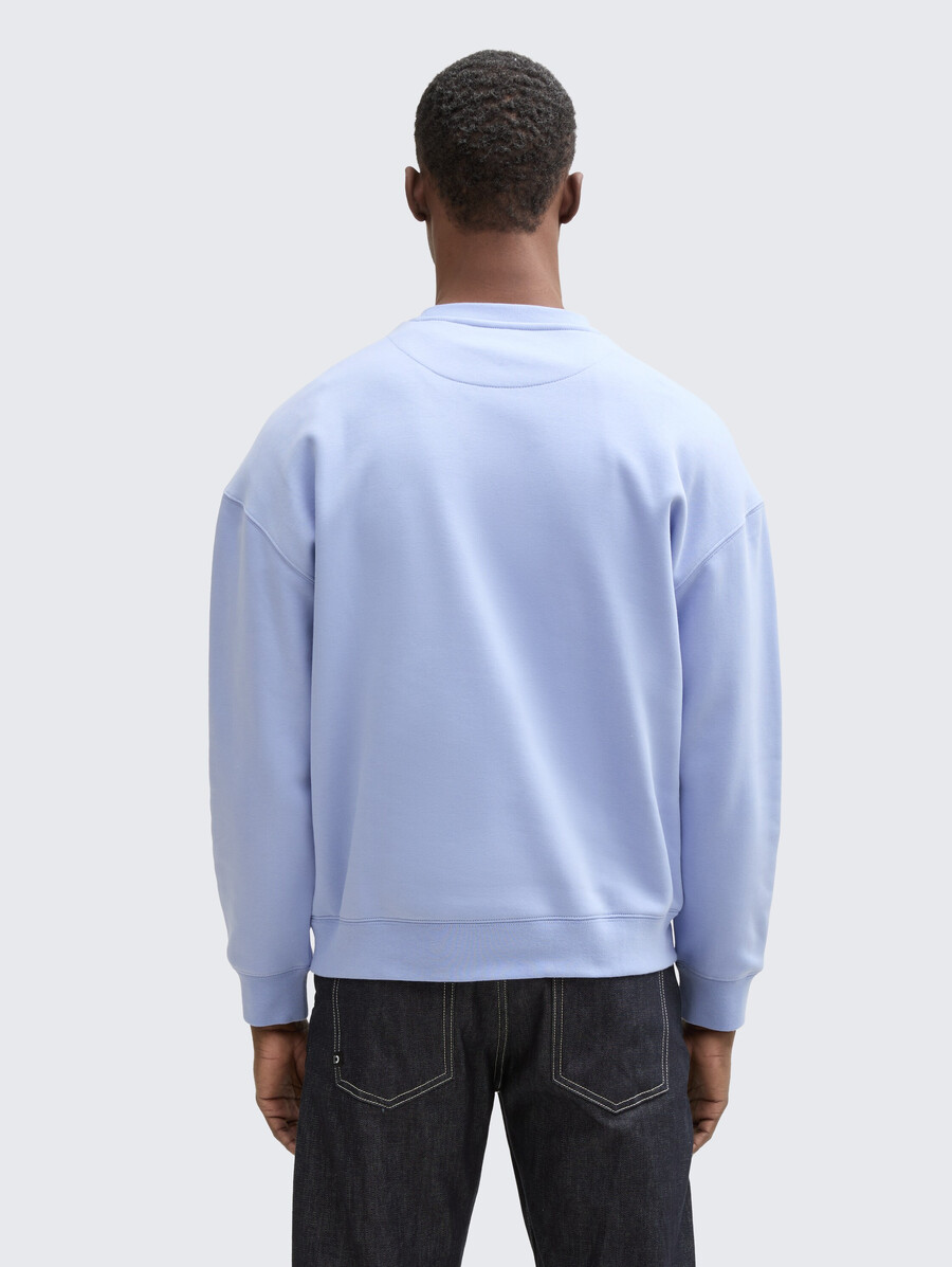 sudadera relajada con estampado de logotipo