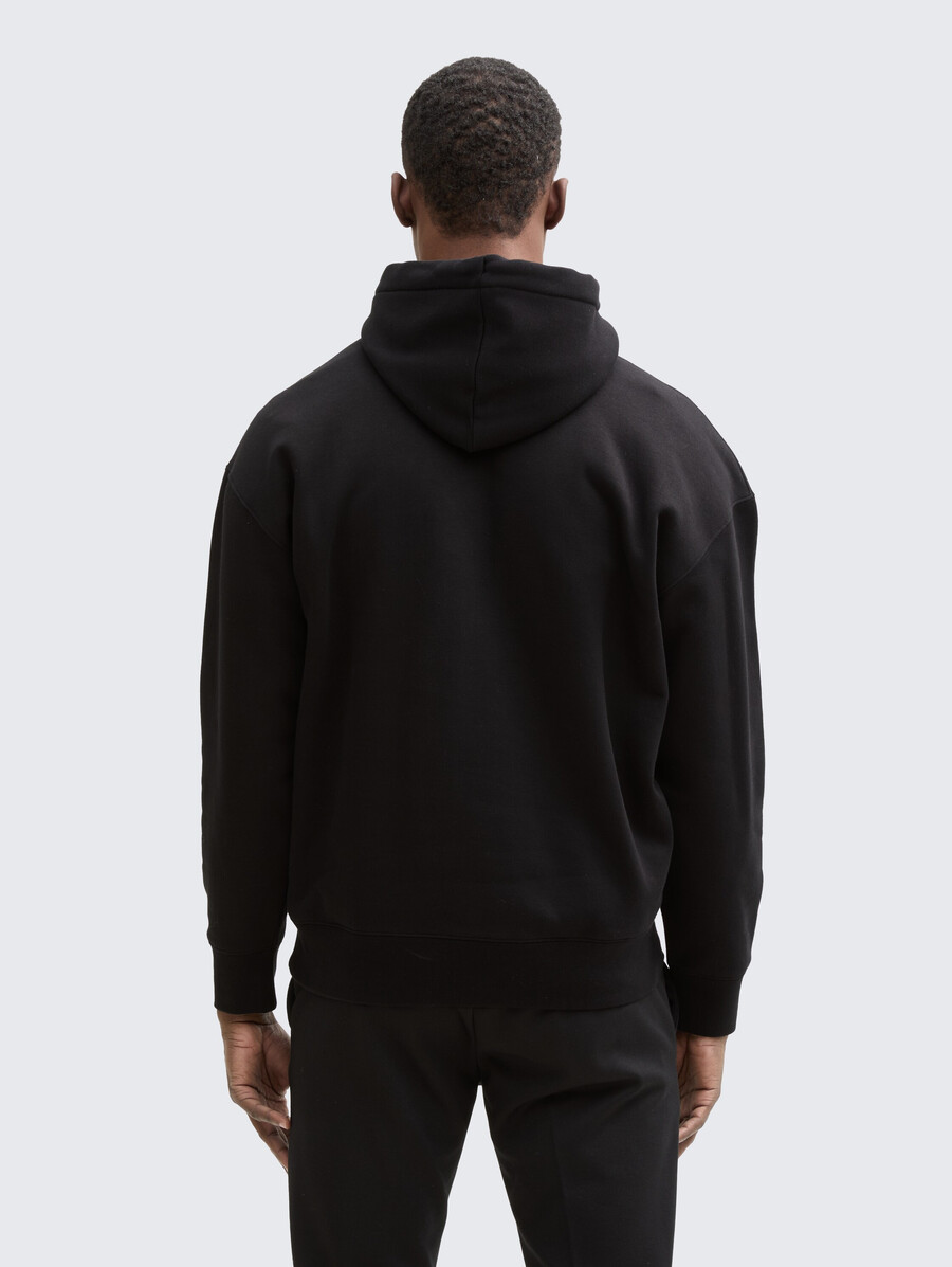 sudadera con capucha relajada con estampado de logotipo