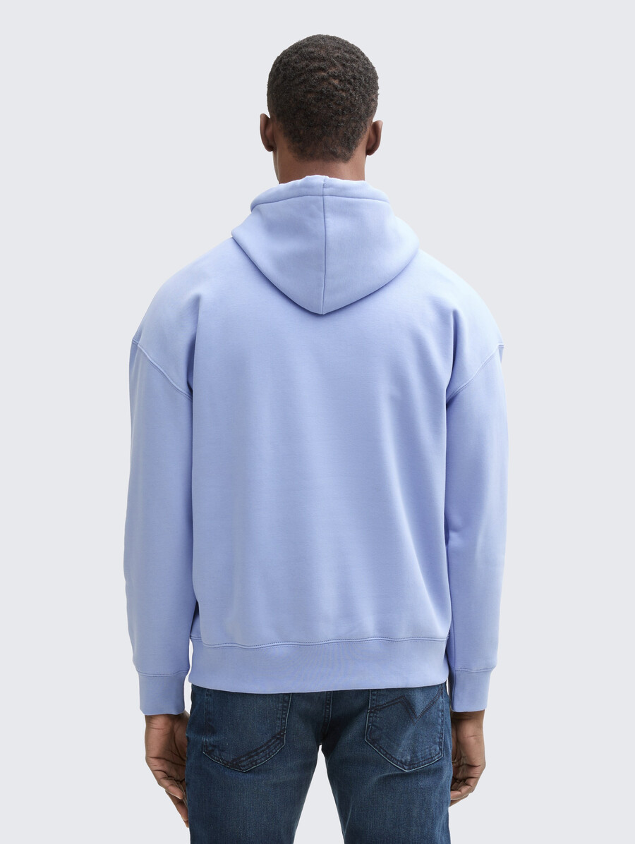 sudadera con capucha relajada con estampado de logotipo